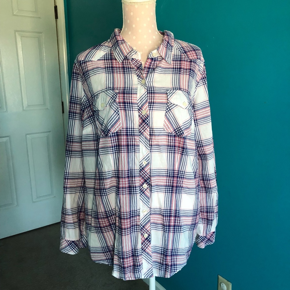 Torrid Plaid Button Down